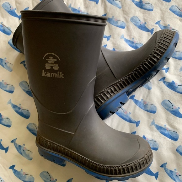 Made in Canada Kamik Rainboots size 8T - Picture 1 of 2